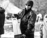 The man with the biggest cowbell at the 2013 Cyclocross National Championships. © Chris Schmidt