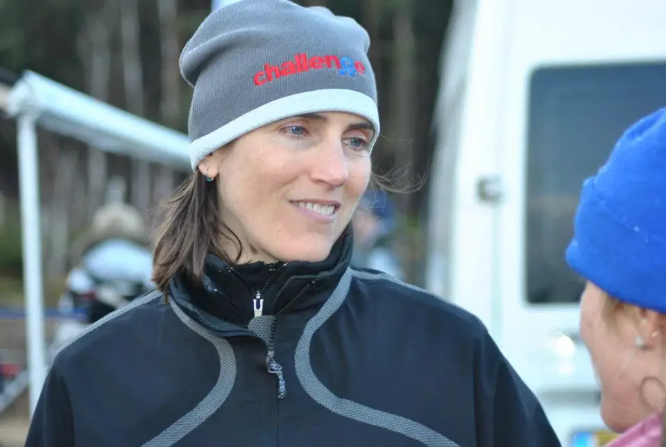 Christine chatting with Amy Dombroski © Florent Bouchat