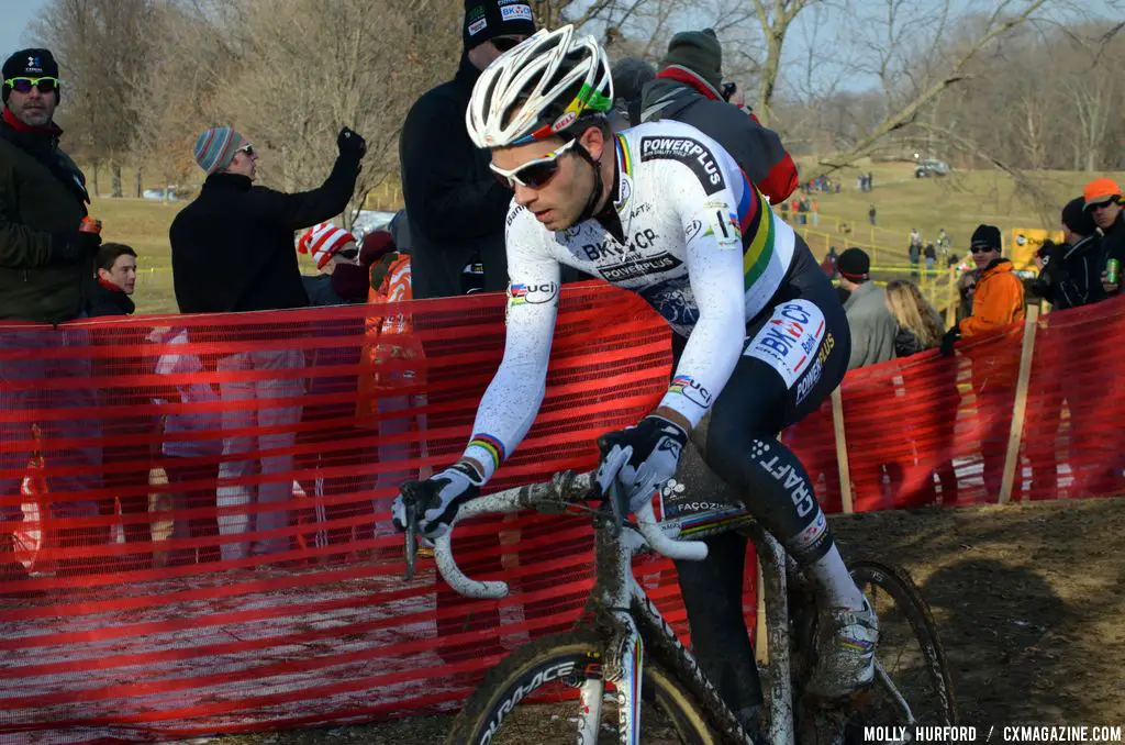 Niels took an early lead at Cincinnati Kings International Cyclocross. © Cyclocross Magazine