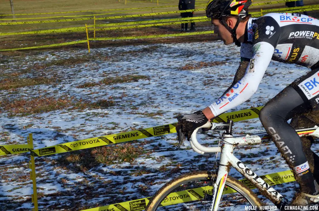 Bosmans goes in search of Albert at Cincinnati Kings International Cyclocross. © Cyclocross Magazine