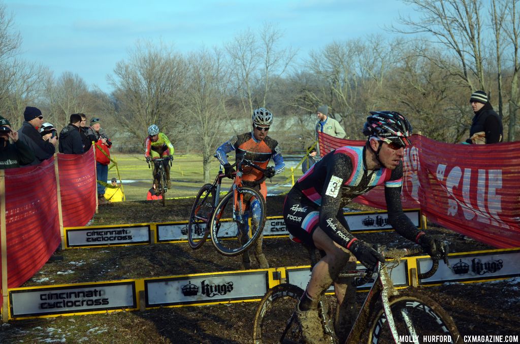 Powers looks tired but in control. © Cyclocross Magazine