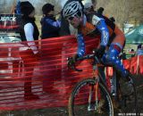 Jon Page shows his Nationals Champ colors-- in old kit! at Cincinnati Kings International Cyclocross. © Cyclocross Magazine