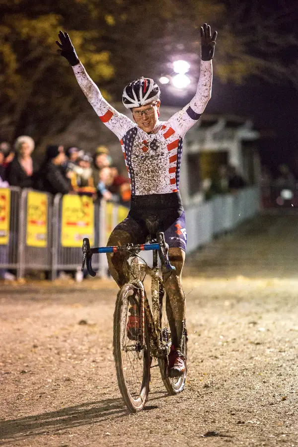 Compton takes the win at Kings CX After Dark. 