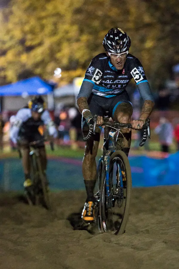 Berden charging at Kings CX After Dark. 