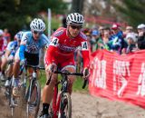 Meredith Miller leads the group through the sand pit. © Kent Baumgardt