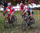 The chase group from right to left, Antonneau, Miller and Anderson. © Kent Baumgardt