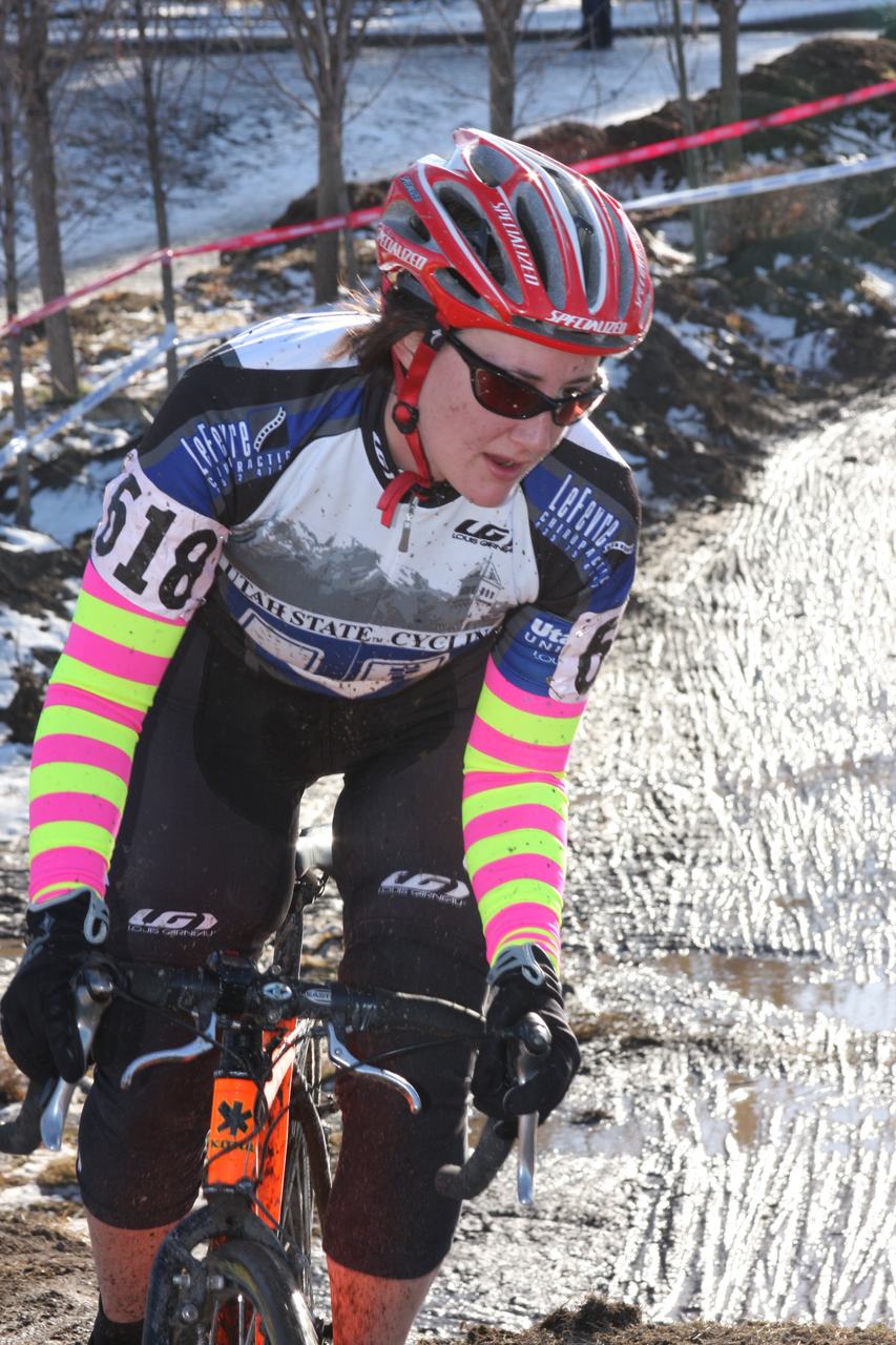 Beth Ross, Utah State, Collegiate Women Cyclocross National Championships. ? Amy Dykema