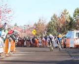 McDonald and Sonntag sprint for the Collegiate Men D1 Cyclocross National Championship.? Cyclocross Magazine