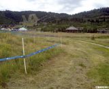 The bumpy, grassy lower section of the course will favor a powerful rider.  © Cyclocross Magazine