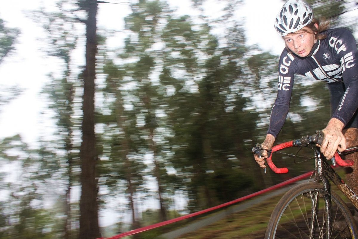 Above Category\'s youth came to play and battle the top racers in the A race. © Cyclocross Magazine