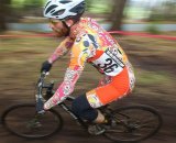 Krishna Dole raced to a fifth place on a mountain bike. © Cyclocross Magazine