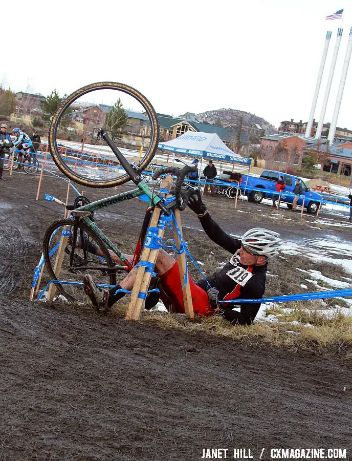 At least the bike stays mostly in-bounds ©Janet Hill