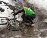 An icy, muddy spin-out ©Janet Hill