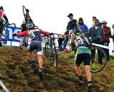 The run-up provided some classic cyclocross challenge. by Jose Sandoval