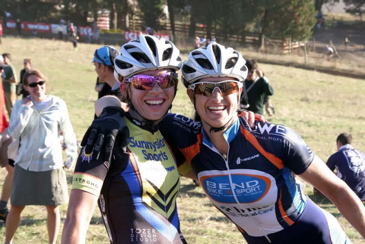 Serena Bishop and Brenna Lopez-Otero all smiles © Dave Roth