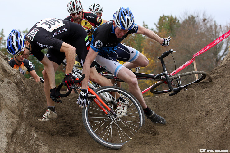 The sand pile caused problems for plenty of riders.  ©Pat Malach