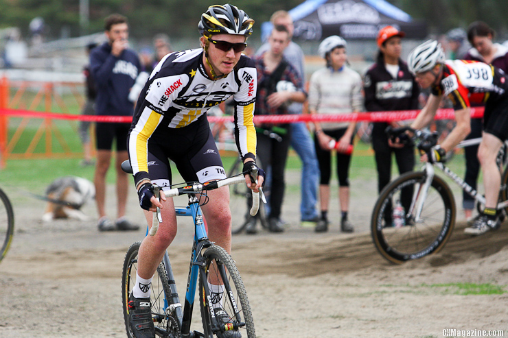 U23 road racing star Ian Boswell of Bend gave cyclocross a try Sunday. ©Pat Malach