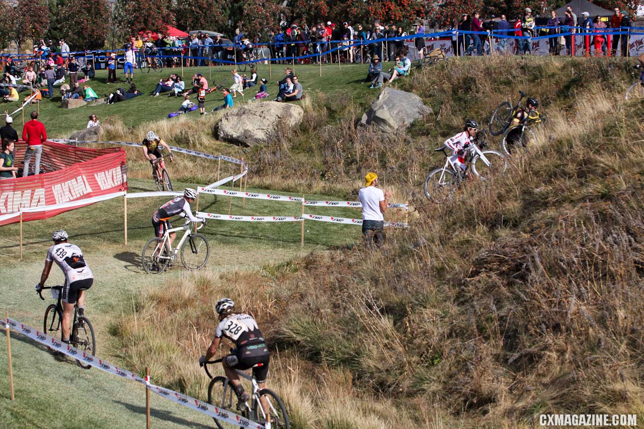 Nice weather and lots of racing drew large crowds for day one of the two-day weekend. ©Pat Malach