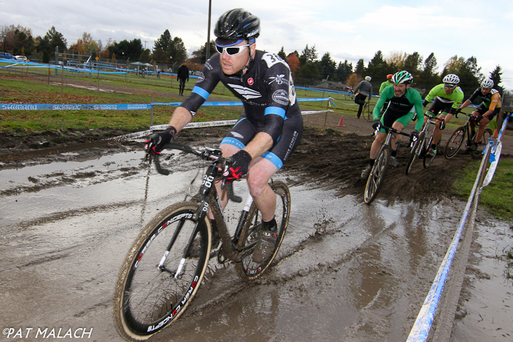 Although the rain held off Sunday, there was still mud on the course. © Pat Malach