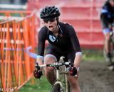 Laura Winberry crosses the line for the win. © Pat Malach