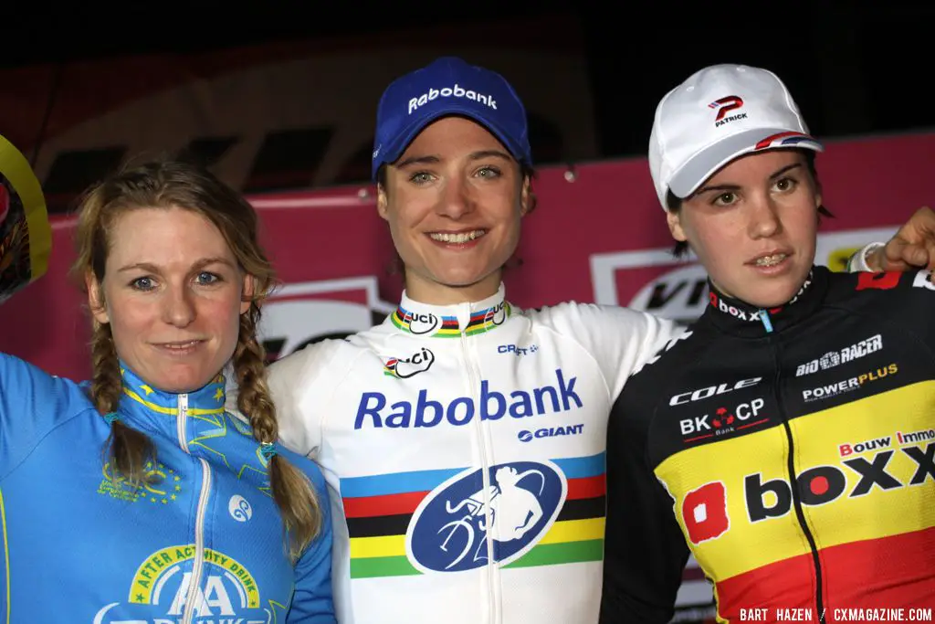 Women\'s podium. © Bart Hazen