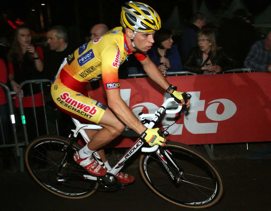 Sven Vanthourenhout finished seventh after the evening of races. ? Bart Hazen