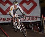 Stybar's BMX background benefited him and the crowd as he impressed with his handling skills. ? Bart Hazen