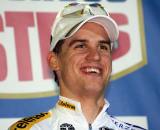 Stybar was all smiles on the podium. ? Bart Hazen