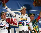 Albert (l), Stybar and Nys on the podium. ? Bart Hazen