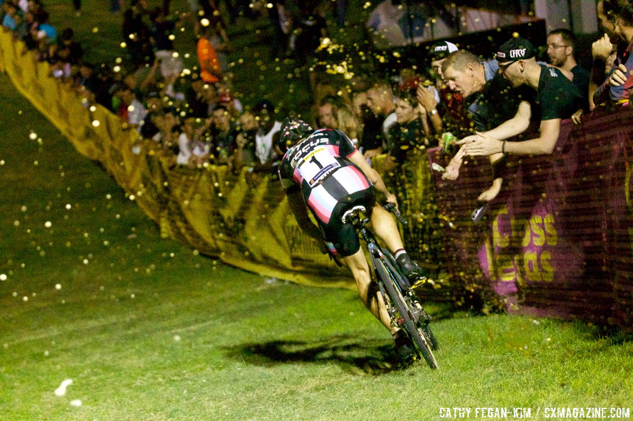 Powers motors after Nys Cross Vegas 2013. © Cathy Fegan-Kim / Cyclocross Magazine