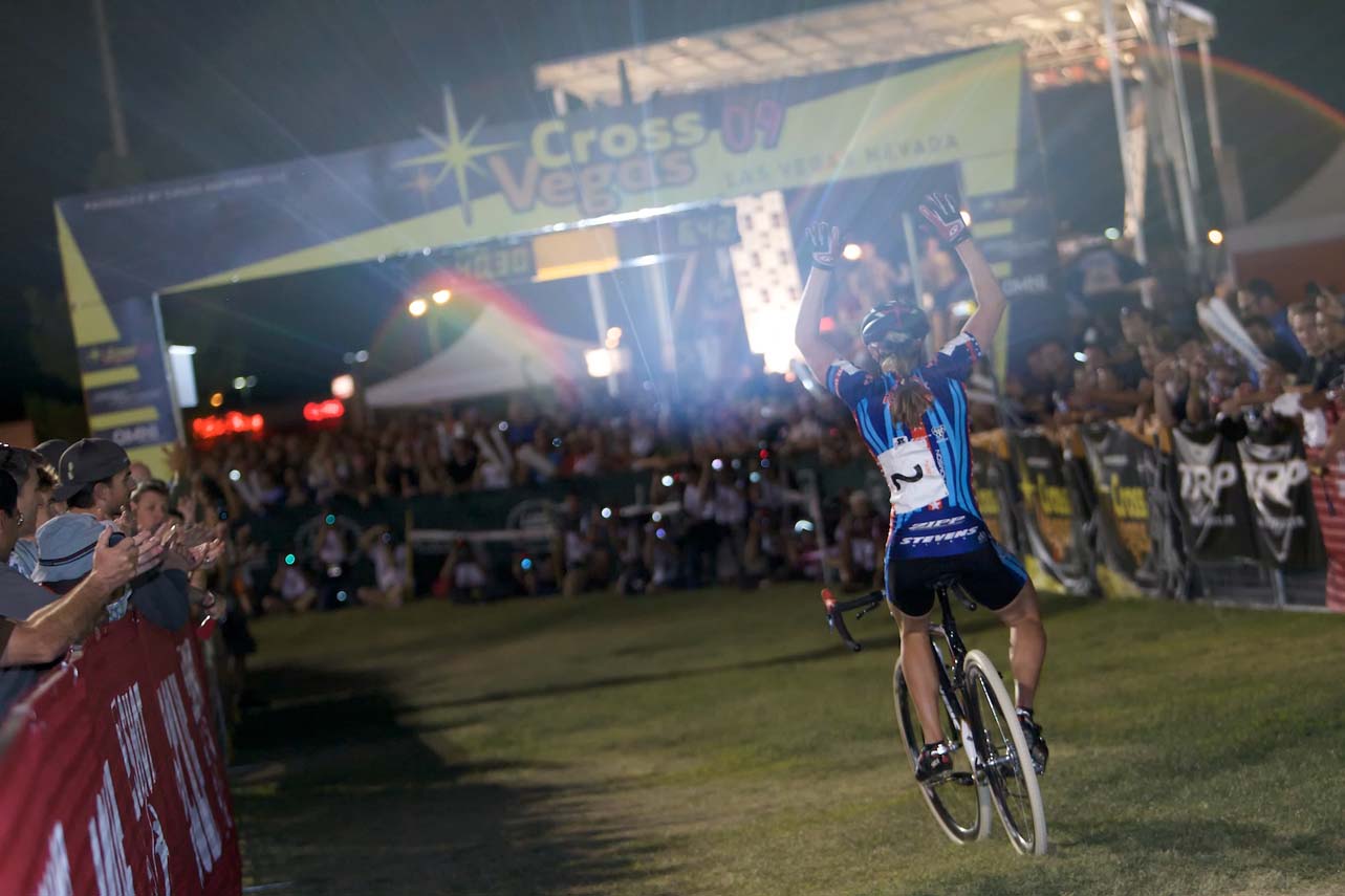 Katie Compton crushes the competition at CrossVegas. ? Joe Sales