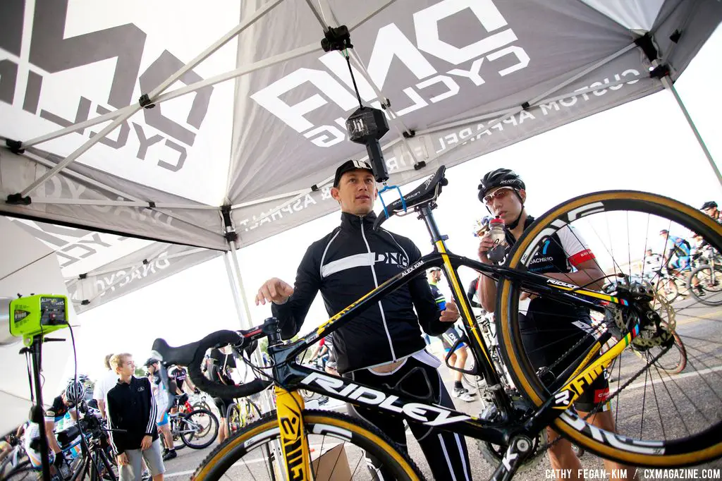 Last minute bike check at Crusher in the Tushar. © Cathy Fegan Kim