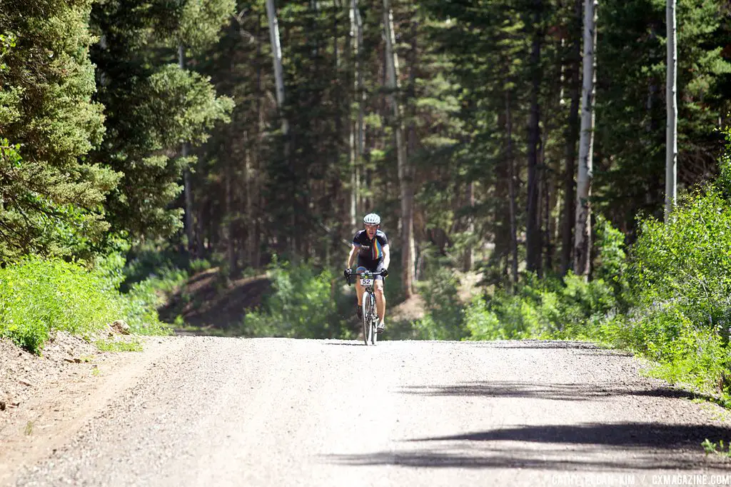 Solo at Crusher in the Tushar. © Cathy Fegan Kim