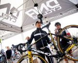 Last minute bike check at Crusher in the Tushar. © Cathy Fegan Kim