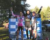 Women&#039;s Elite Podium: Van Gilder, McConneloug and Elliott. ? Paul Weiss