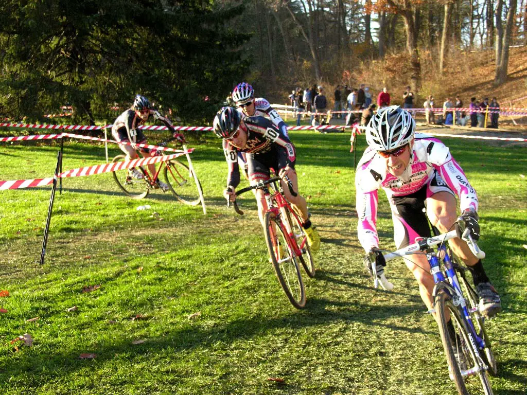 Canadian Derrick St John leads the elite chase. ? Paul Weiss