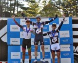 The Elite Men’s podium. (L to R) Damiani, Keough and Keough © Dave Chiu