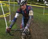 Katie in a rare muddy early USA race. ? Mark Legg-Compton