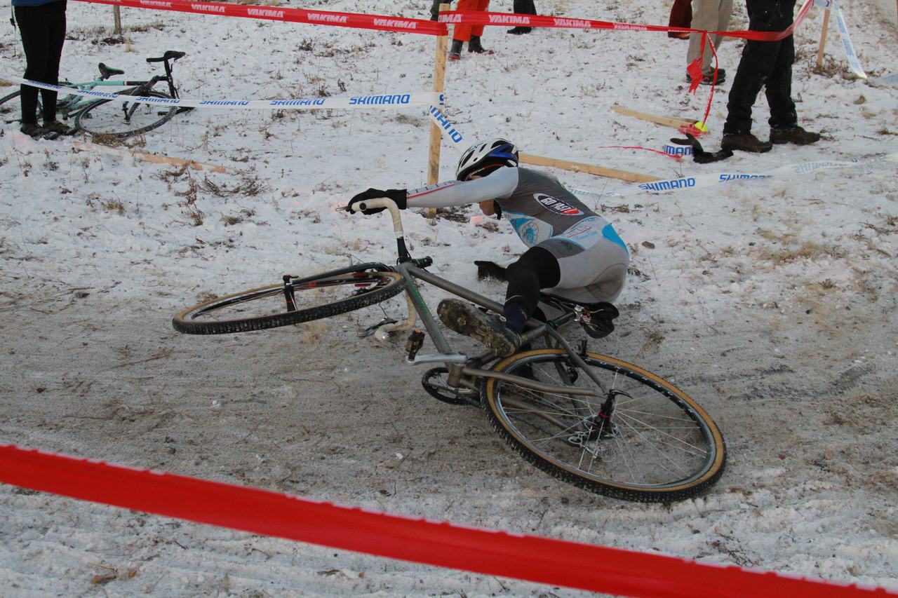 Crashes, Day 1, Cyclocross National Championships. ? Janet Hill