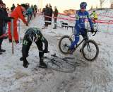Crashes, Day 1, Cyclocross National Championships. ? Janet Hill