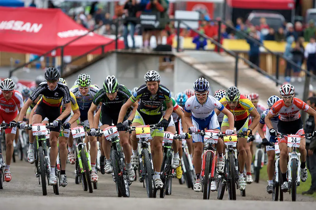 Cyclocrossers at the Mont Saint Anne MTB World Cup - by Joe Sales