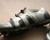 Both the sailcloth and the Velcro straps barely stretch - which means your pedals come up as soon as you foot does ©Josh Liberles Both the sailcloth and the Velcro straps barely stretch - which means your pedals come up as soon as you foot does ©Josh Liberles