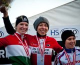 The women's podium (l-r) - Langvad, Kloppenburg and Hansen. © www.richardskovby.com