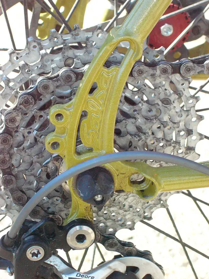 Salsa Fargo, cool dropout detail w/ eyelets for fenders and racks © Ryan Hamilton