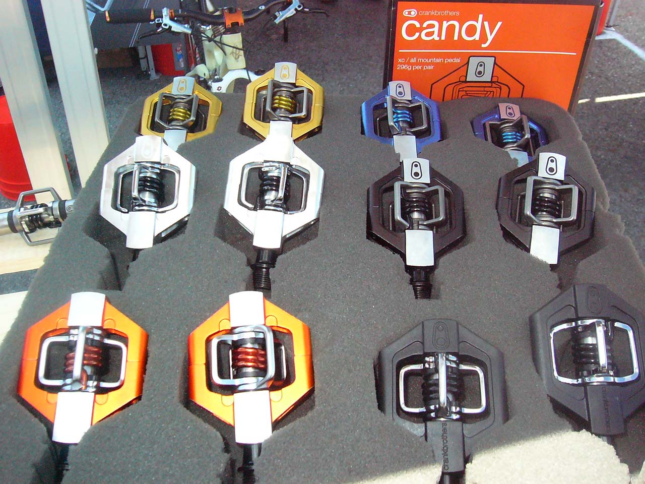 New Crank Bros Candy pedals, with improved bearing design © Ryan Hamilton
