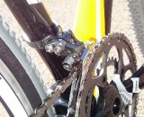 Complete bikes come with the Umlenker on the Front Derailleur, effectively turning a bottom pull derailleur into a top pull and eliminating the pulley. © Ryan Hamilton