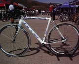 Blue Norcross SP, 7000 series aluminum frame. Apex build, American Classic Victory wheels, BB30 BB, Bike $1700, Frame $600 © Ryan Hamilton