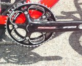 Stevens Prestige stocked with FSA SLK-light cranks and 36/46 chainrings © Ryan Hamilton