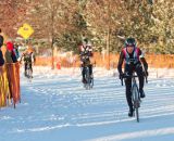 Zach McDonald (Rapha-Focus) left the race after three laps.