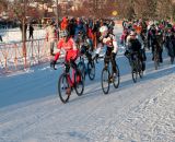 Yannick Eckman (California/ Giant / Specialized) got the hole-shot to start the Elite Men's race.